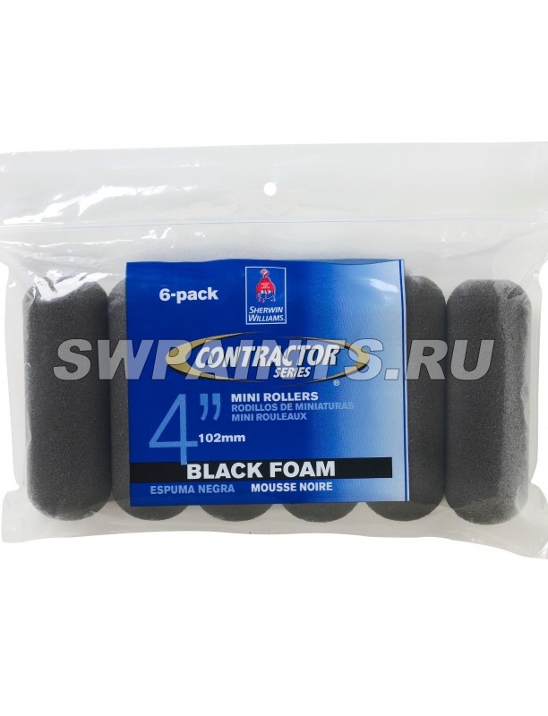 Black Foam Mini Rollers 4