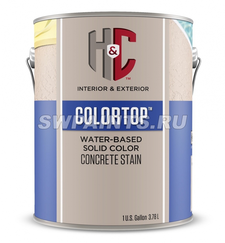 H&C COLORTOP Water-Based Solid Color Concrete Stain
