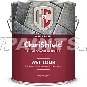 H&C CLARISHIELD Water-Based Wet - Look Concrete Sealer 