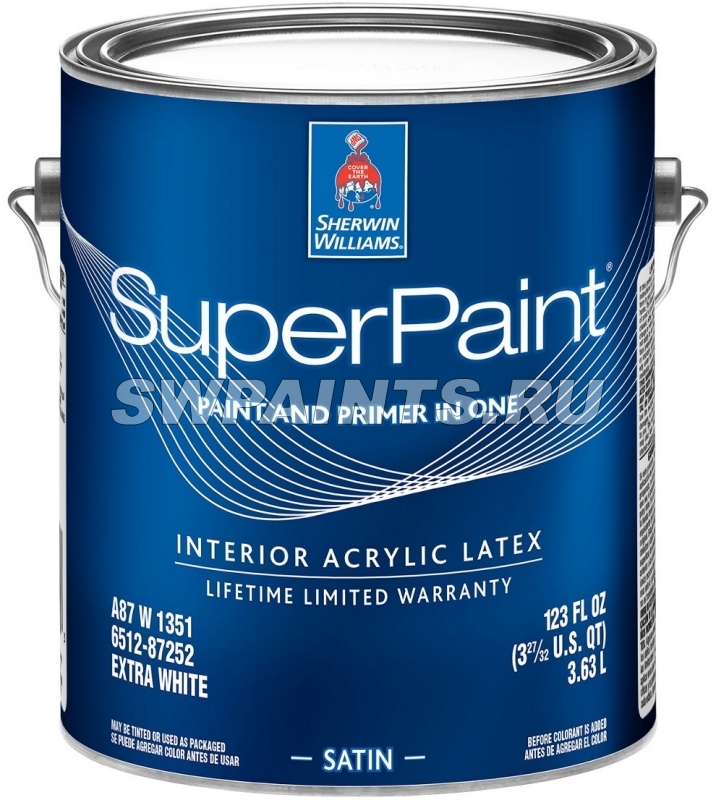 SuperPaint Interior Acrylic Latex Satin