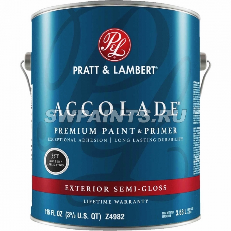 Accolade Exterior Premium Paint & Primer Semi-Gloss Pratt & Lambert