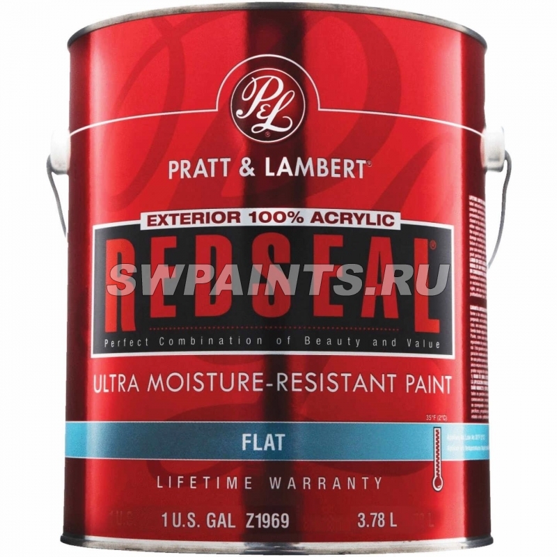 RedSeal Ultra Moisture-Resistant Exterior Waterborne Flat Pratt & Lambert