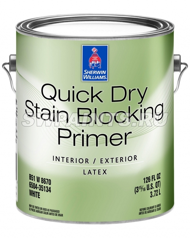 Quick Dry Stain Blocking Primer Interior and Exterior Latex