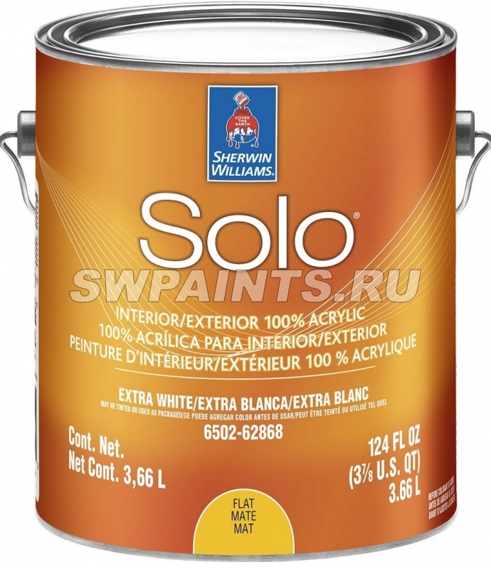 Solo Interior/Exterior Acrylic Paint Flat